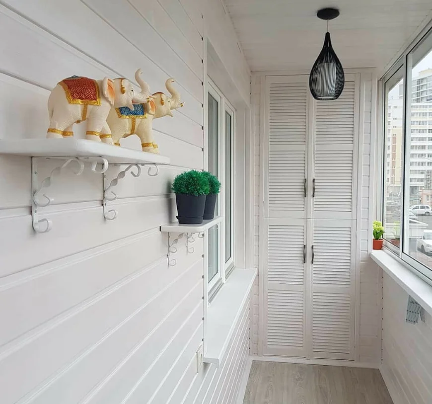 Отделка балкона вагонкой Отделка балкона вагонкой