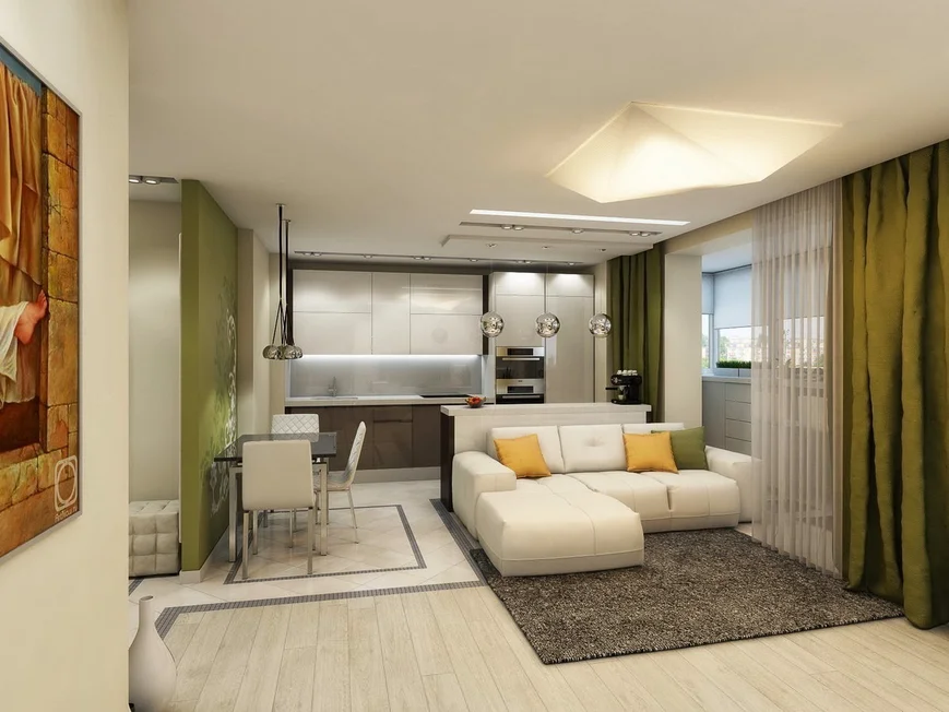 Гостиная-студия. 10 способов удачного зонирования