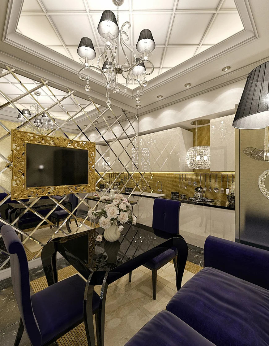 Дизайн кухни в стиле минимализм примечателен полным отсутствием декора, максимальной чистотой и ясностью линий, правильностью геометрических форм, монохромностью цветовой гаммы. 