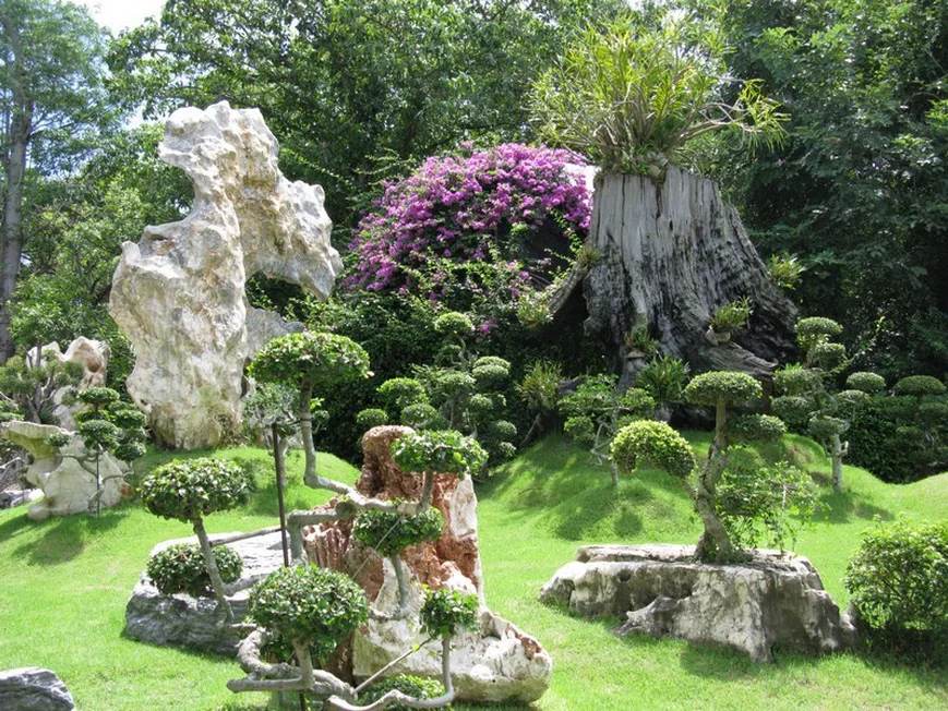 Сад камней с ниваки Сад камней с ниваки