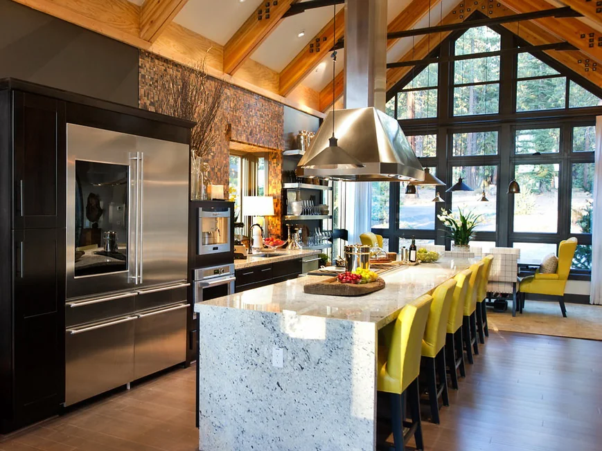 Идеальная кухня дома мечты располагается в отдельном крыле