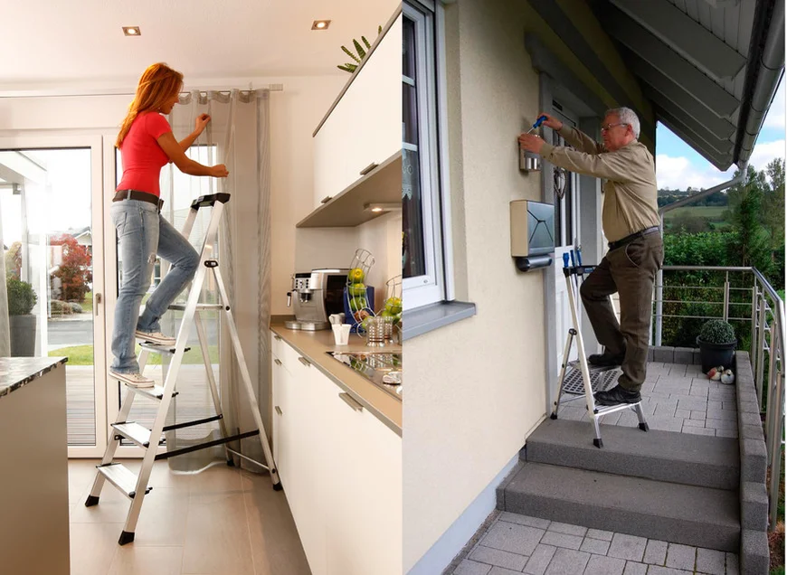 Алюминиевая стремянка - лестница высокого качества и функциональных возможностей