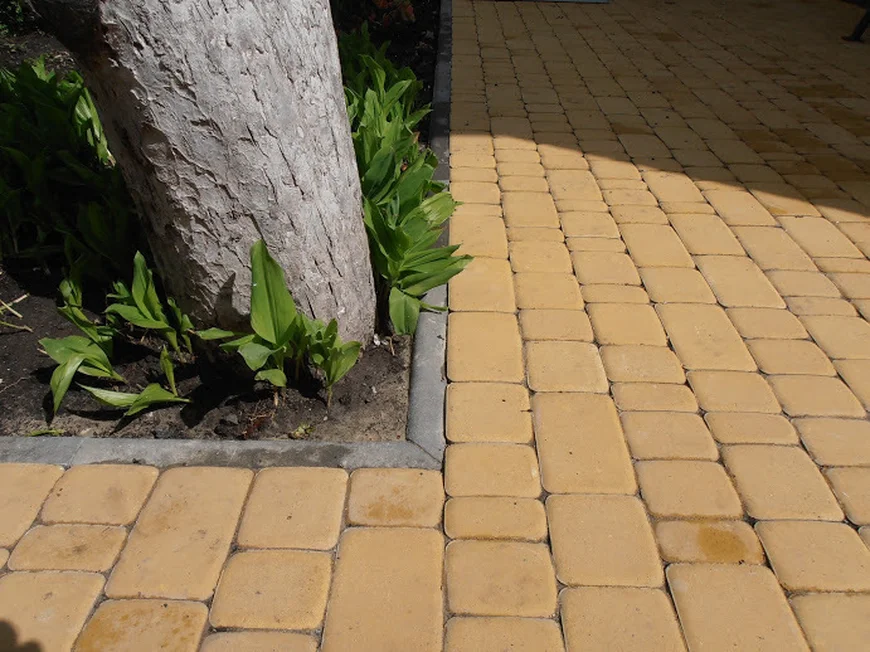 Укладка тротуарной плитки. Патио Укладка тротуарной плитки. Патио