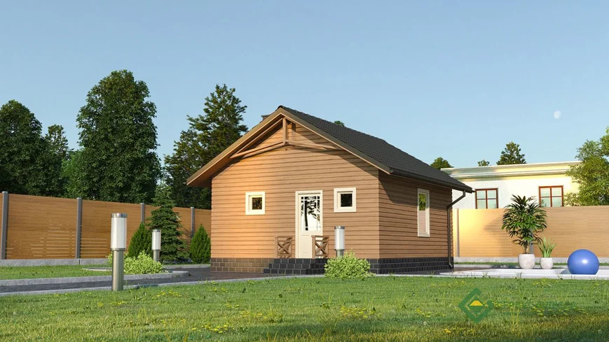 Преимущества постройки сауны из СИП-панелей. Готовый проект