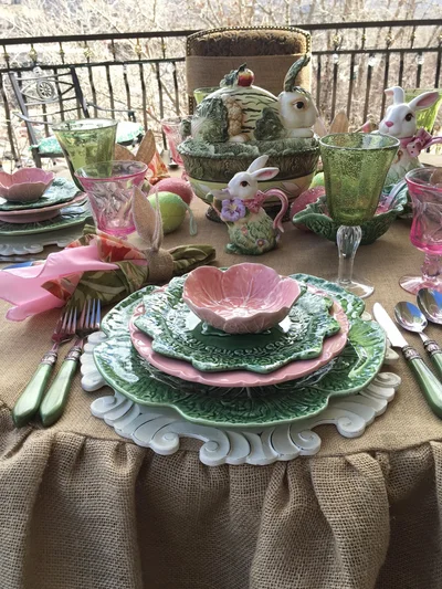 Easter table setting