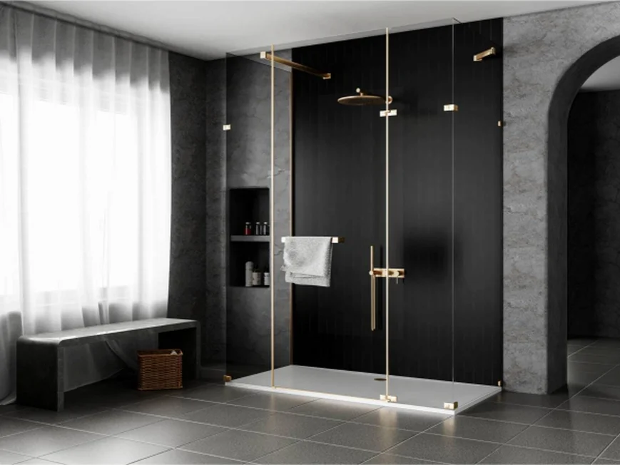 ДУШЕВОЙ ПОДДОН BRUGGE 1800 ИЗ ЛИТОГО МРАМОРА