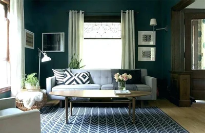 Гостиная тренд 2019. Цвет Ночной дозор