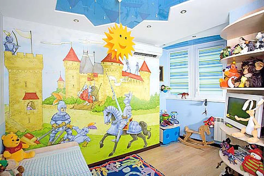 Оформление спальни пятилетнего ребенка