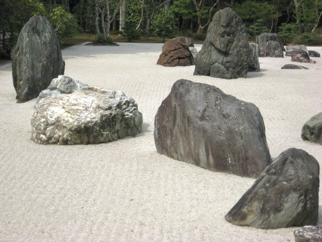 Японский сад камней, Коясан, Япония