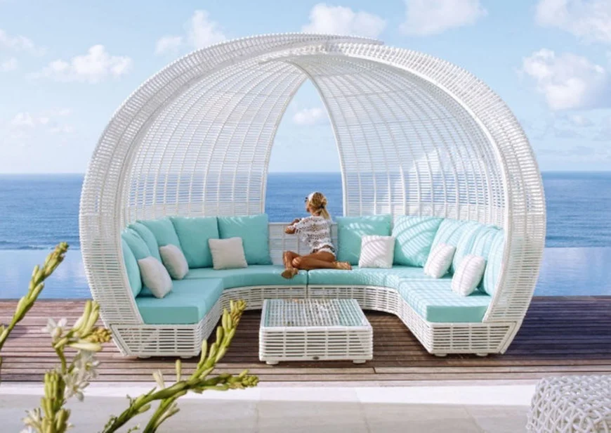 Плетеная беседка