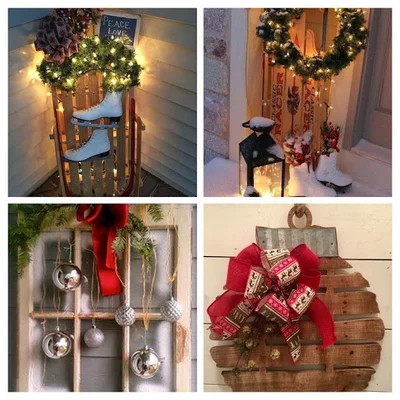 30+ Замечательных идей уличного новогоднего декора