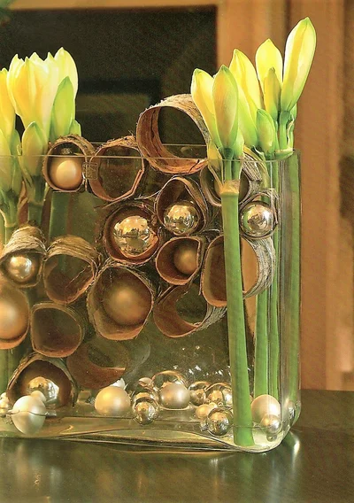 Зимняя композиция с гиппеаструмом