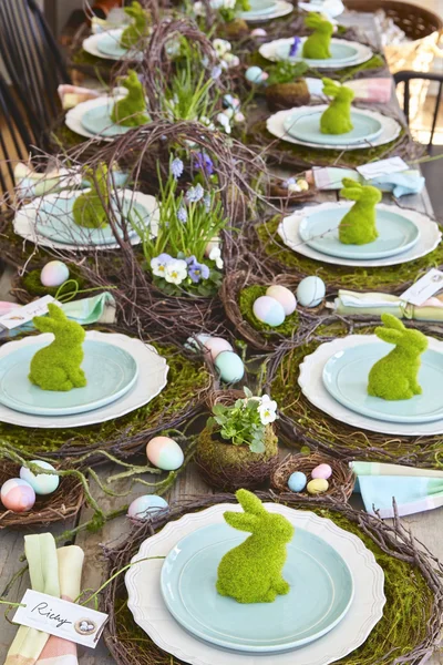 Easter table setting