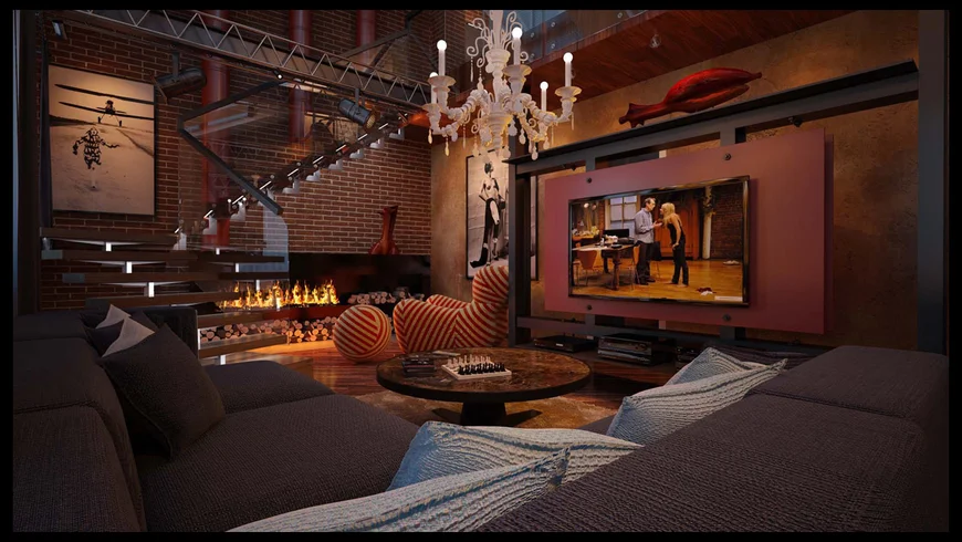 Разбавить брутальность материалов можно, если оформить в лофте только часть поверхностей: потолок или стены. Разбавить брутальность материалов можно, если оформить в лофте только часть поверхностей: потолок или стены.