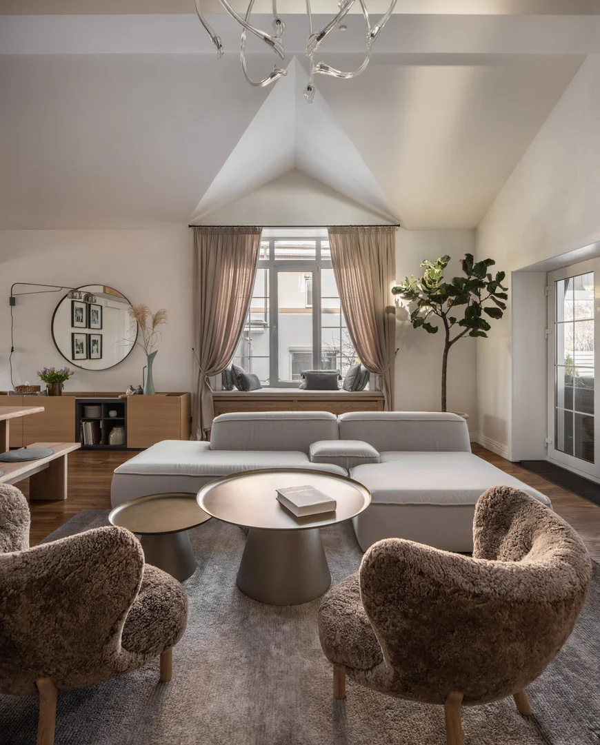 5 способов расположить угловой диван в гостиной - диван Marlin