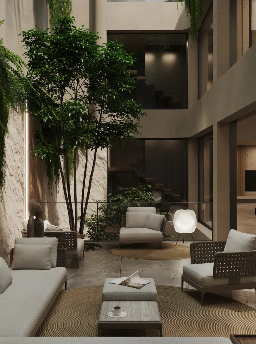 Підземна частина розкішного PYRAMID HOUSE