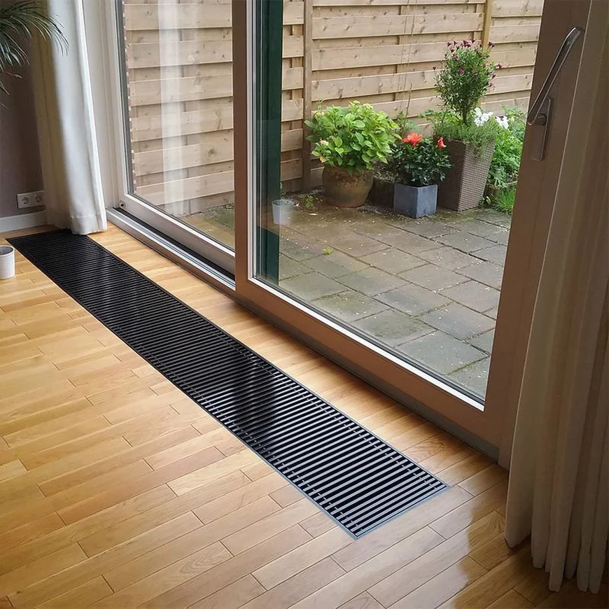 Внутрипольные конвекторы в современном интерьере