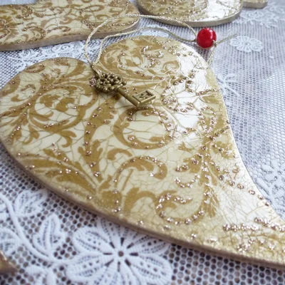 сердечко с принтом